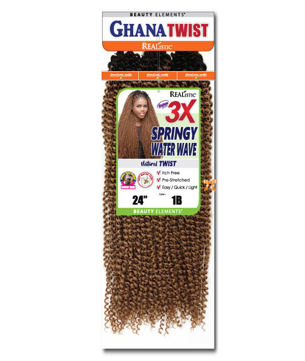 3X GHANA SPRINGY WATER 24″ – Bijoux Hair