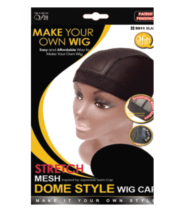 MESH WIG CAP (DOME STYLE BLACK)-DZ 